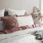 Danica Quilt Cover - White