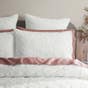 Danica Quilt Cover - White