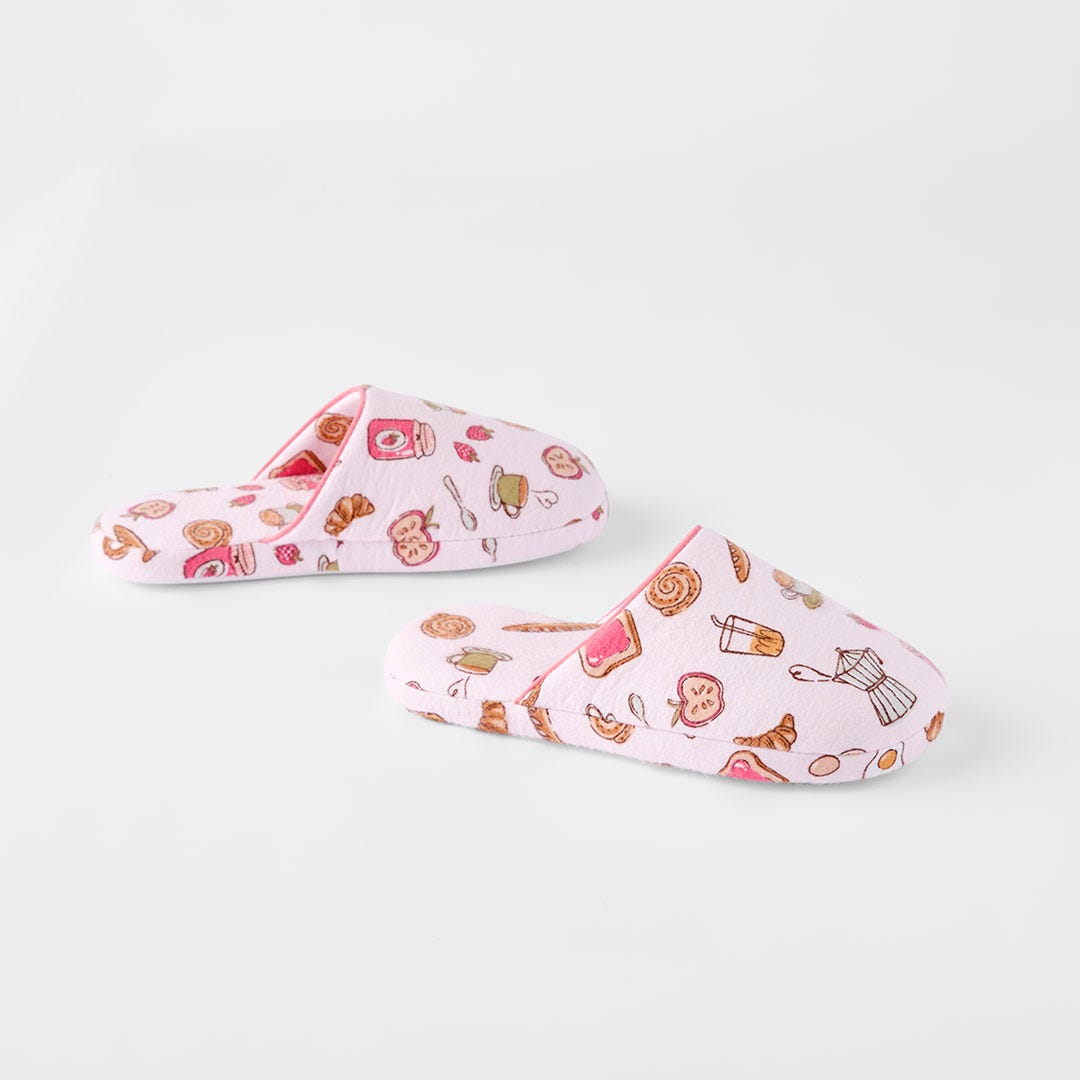 Le Café Flannelette Slippers