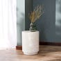 STOOL_Alice Inlay Stool / Ivory