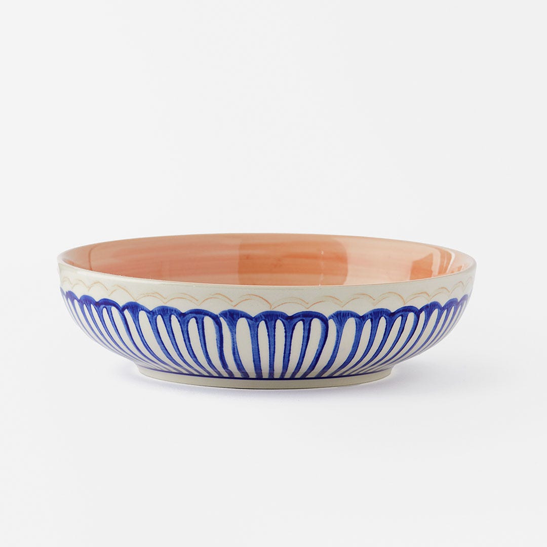 Tondo Dinnerware - Blue/White