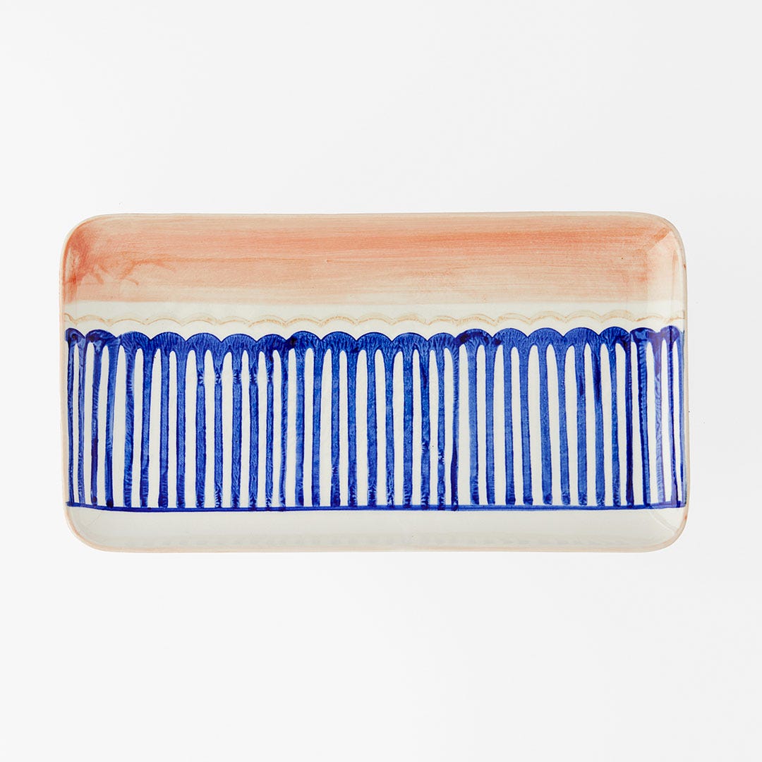 Tondo Dinnerware - Blue/White