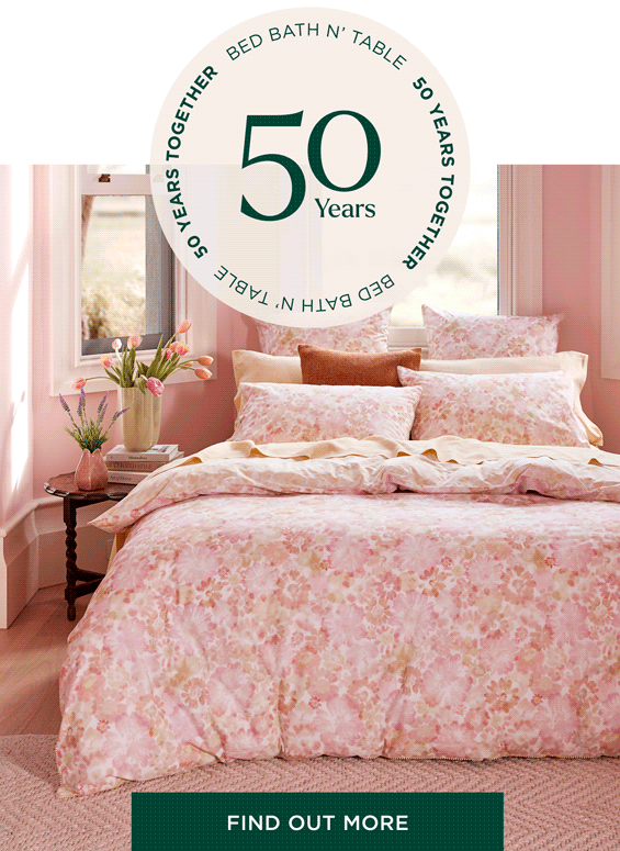50 Years of Bed Bath N' Table