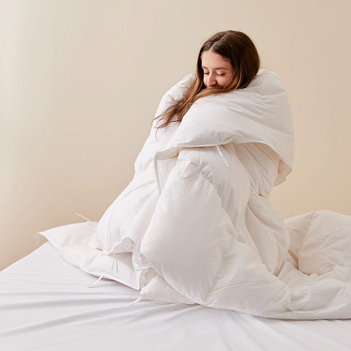 Duck Down and Feather Quilt