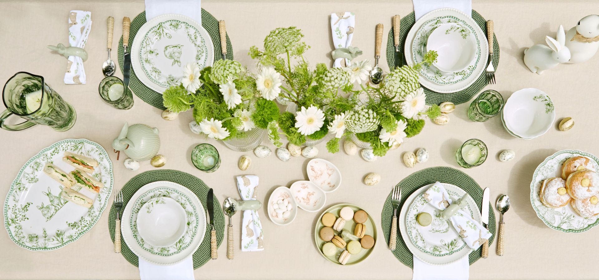 Easter Napkin Rings and Table Decorations