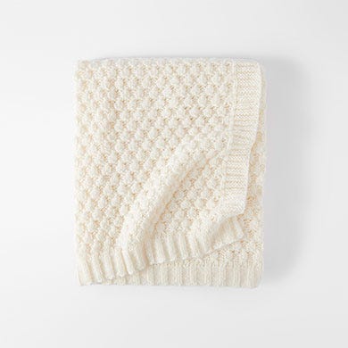 Bobble Knit Throw